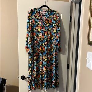 Colorful Floral Women's Dress